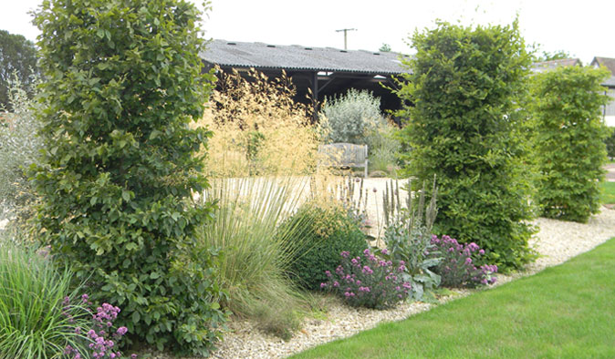 A garden design in Gloucestershire